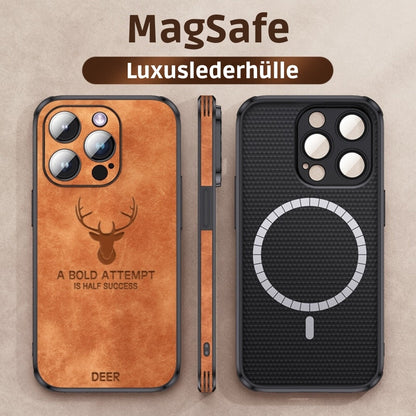 Smartphone Hoesje in Leerlook — Slank Design met Valbescheming & MagSafe-Compatibiliteit voor iPhone 16/15/14/13/12