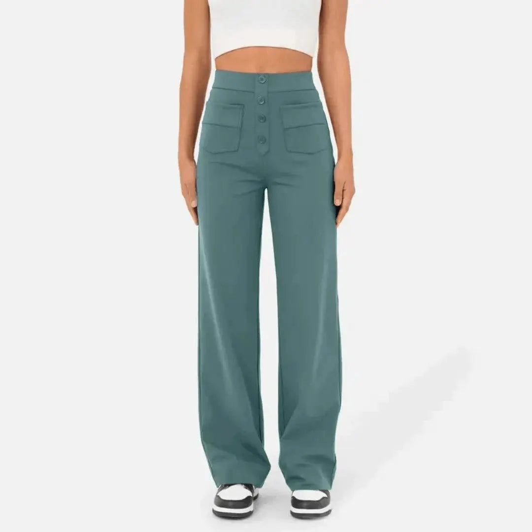 Hoge Taille Broek voor Vrouw Casual Stijl