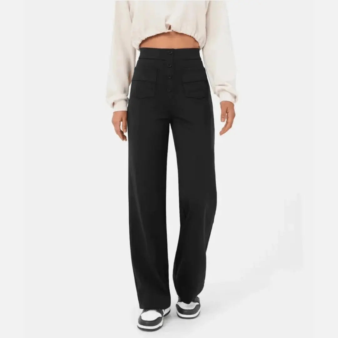 Hoge Taille Broek voor Vrouw Casual Stijl