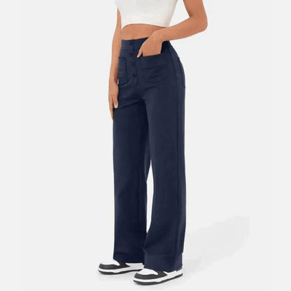 Hoge Taille Broek voor Vrouw Casual Stijl