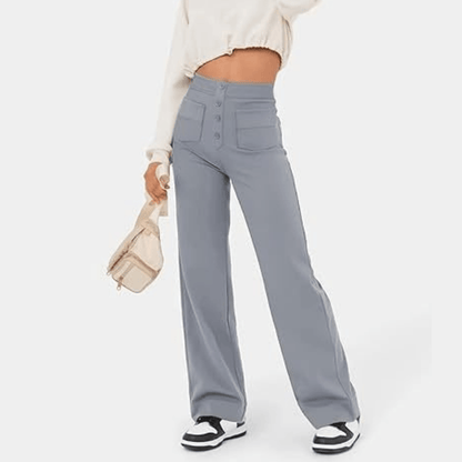Hoge Taille Broek voor Vrouw Casual Stijl