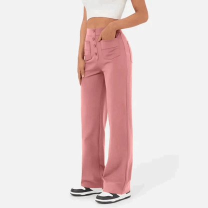 Hoge Taille Broek voor Vrouw Casual Stijl