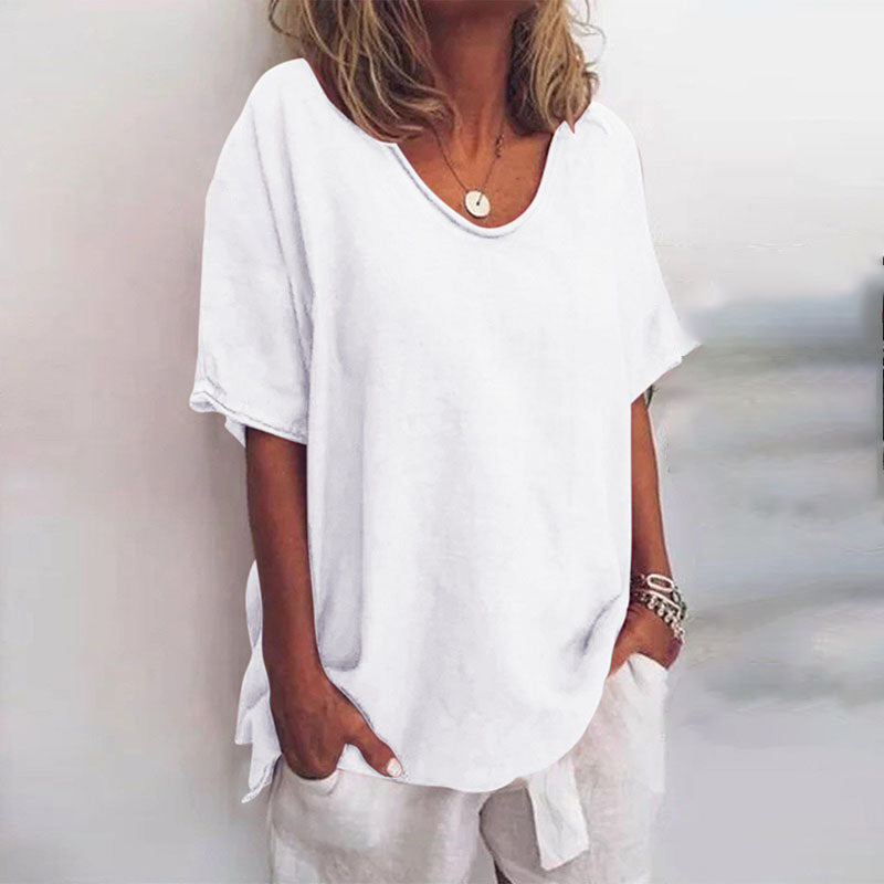 Vrouwelijke Overshirt LijnJurk Comfortabel