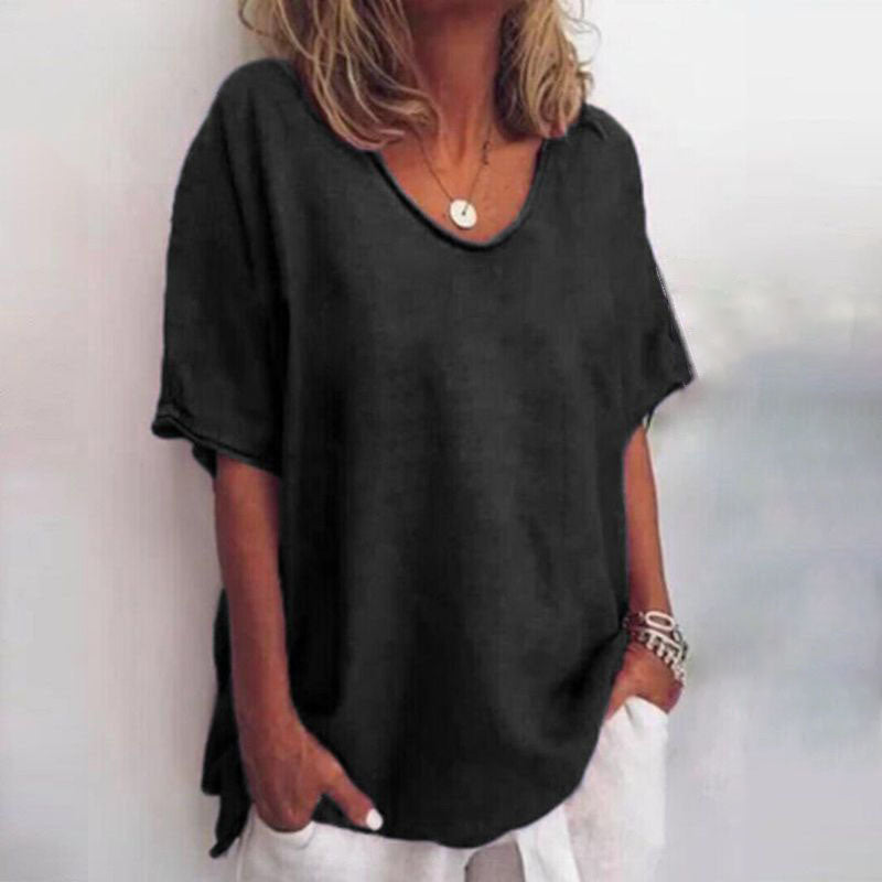 Vrouwelijke Overshirt Lange Losse Casual Stijl