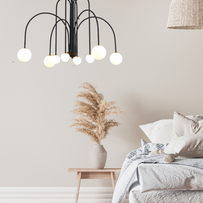 Hanglamp Zwaluwen Metaal Glas Zwart Goud Roze G9 LED Woonkamer Slaapkamer Decoratief