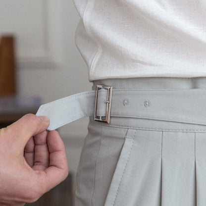 Heren Broek Casual Met Gesp voor Alledaagse Dracht