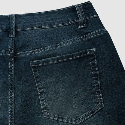 Maartje | Stijlvolle damesbroek in de kleur Blauw voor dames in stijl ideaal voor de herfst.