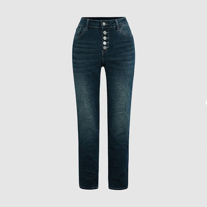 Maartje | Stijlvolle damesbroek in de kleur Blauw voor dames in stijl ideaal voor de herfst.