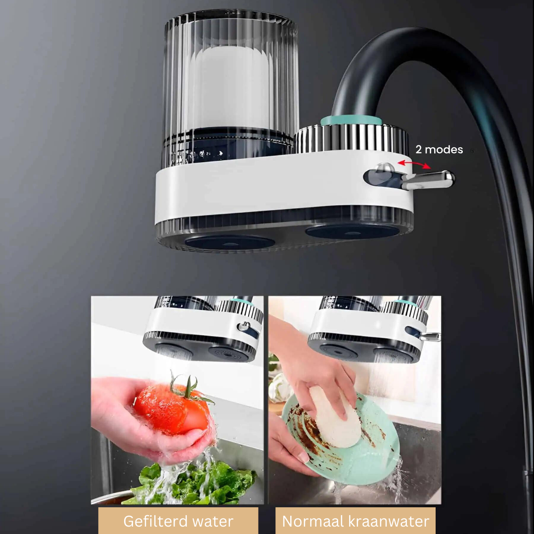 Kraanwaterfilter met Meerfase Filtratie | Direct Zuiver Water uit de Kraan
