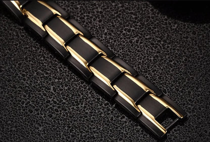 Magnetische Armband met Hematiet en Neodymium voor Welzijn en Balans