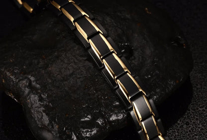 Magnetische Armband met Hematiet en Neodymium voor Welzijn en Balans