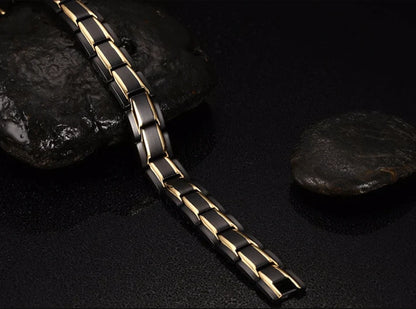 Magnetische Armband met Hematiet en Neodymium voor Welzijn en Balans