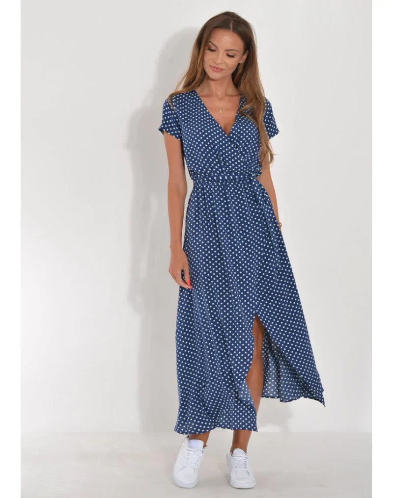 Dames Elegante Jurk met V-hals
