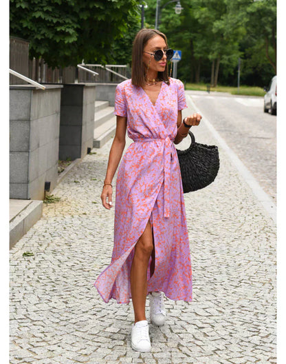 Dames Elegante Jurk met V-hals