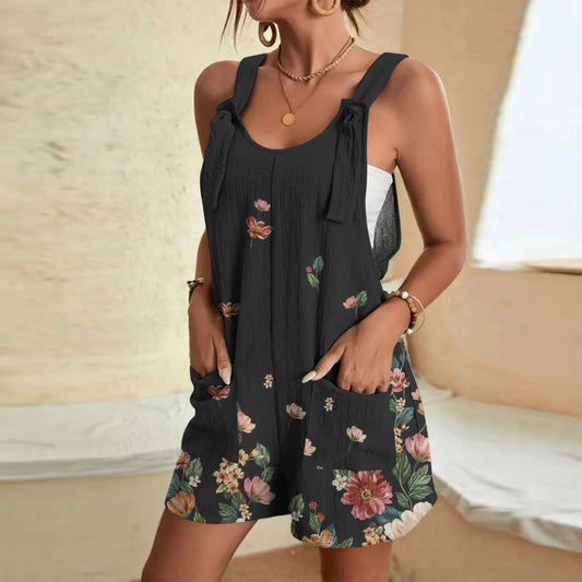 Vrouwen Jumpsuit Zomerjurk Bloemenprint Jurk - StudioMarella