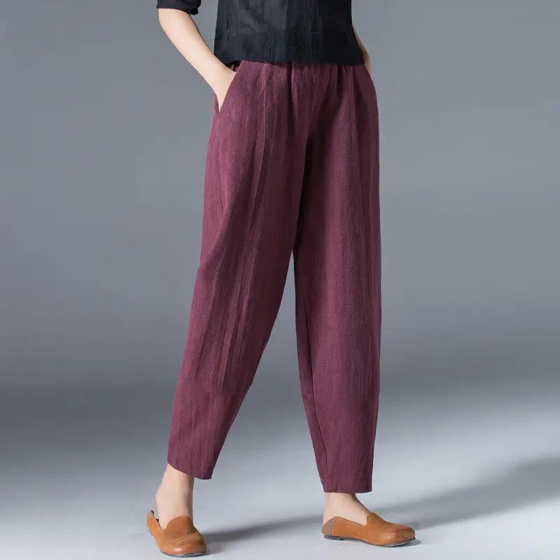 Vrouwen Broek Katoen Comfortabele Zomerbroek met Bloomers - StudioMarella
