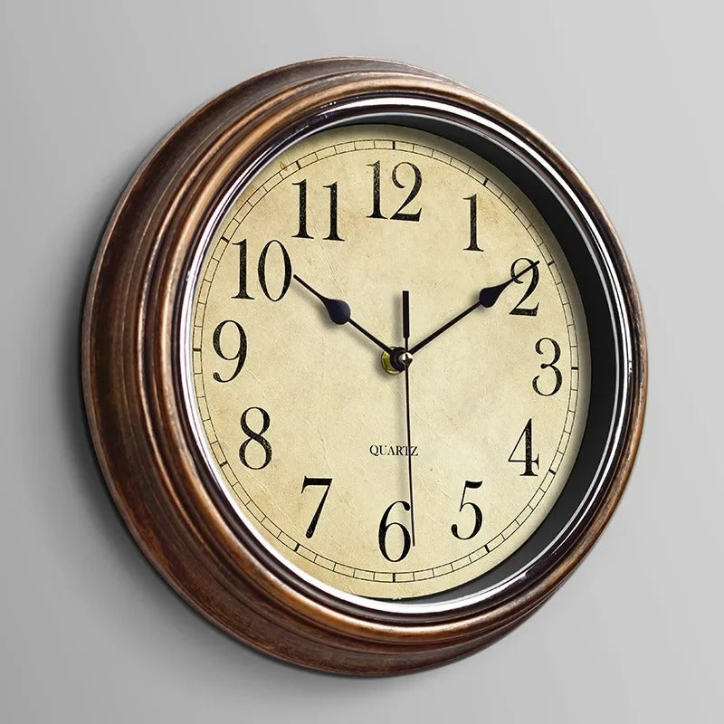 Stille Wandklok Hout 30 cm Uurwerk Zonder Tikgeluid Scandinavisch Design Woonkamer Keuken Kantoor Decoratie
