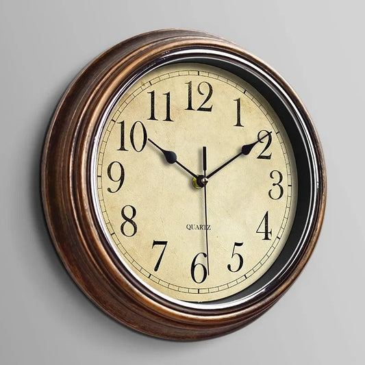 Stille Wandklok Hout 30 cm Uurwerk Zonder Tikgeluid Scandinavisch Design Woonkamer Keuken Kantoor Decoratie