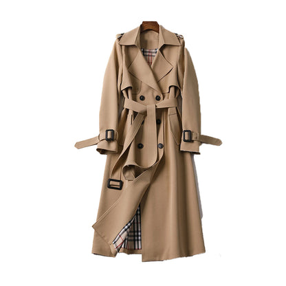 Dames Trenchcoat Waterdicht Klassieke Stijl
