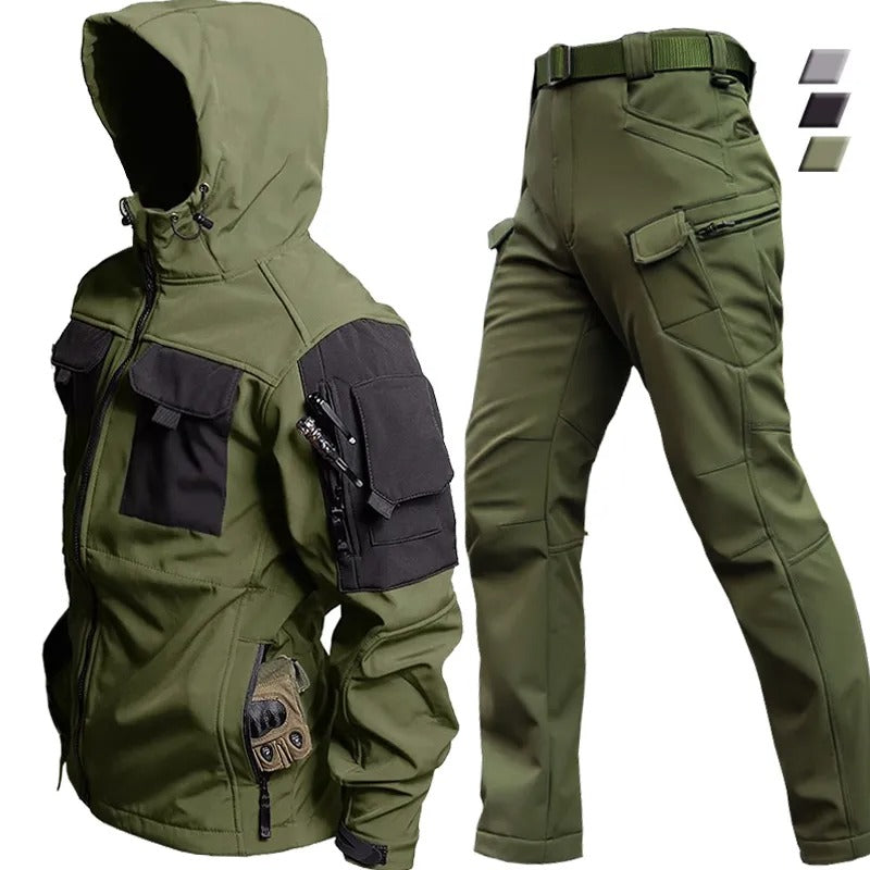 Softshell Outdoor Jas Set Heren Wind- & Waterdicht - StudioMarella
