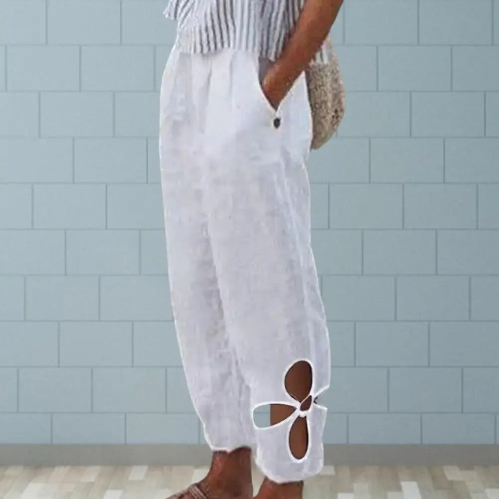 Damesbroek Lange Zomerkleding Comfortabele Stof - StudioMarella