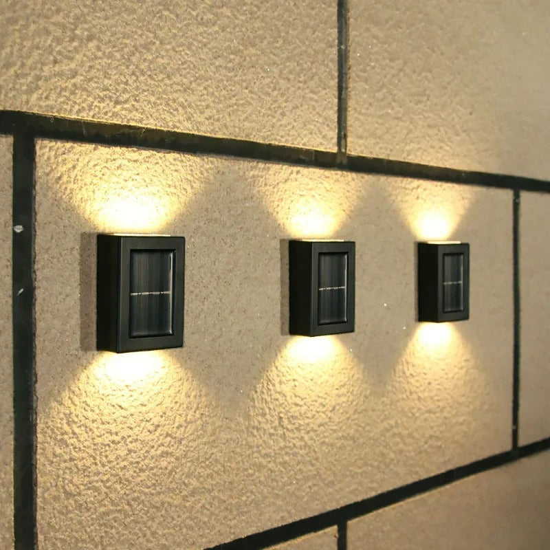 LED Solar Buitenlamp Draadloos Warmwit 3000K Weerbestendig IP65 Bewegingssensor Wandverlichting Terras Tuin Balkon Energiezuinig Tuinverlichting 8 Uur Accuduur