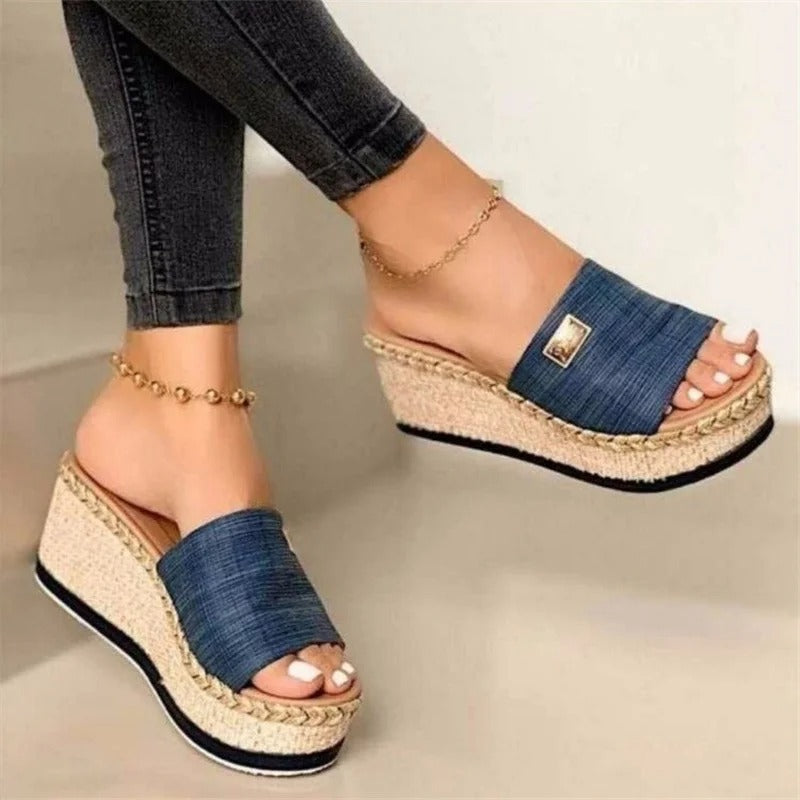 Vrouwen Sandalen Rond Teen Zacht Comfortabele Zomer - StudioMarella