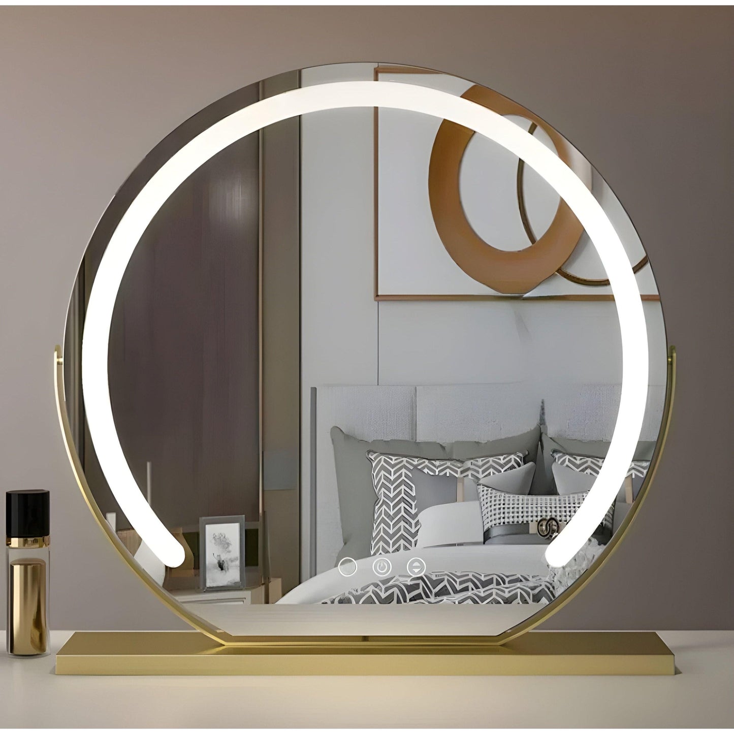 LED Make-up Spiegel Rond Met Verlichting Dimbaar 40-50-60cm