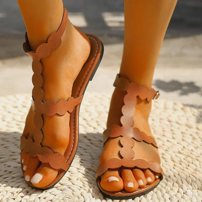 Hoge Hak Sandalen met Brede Banden voor Vrouwen
