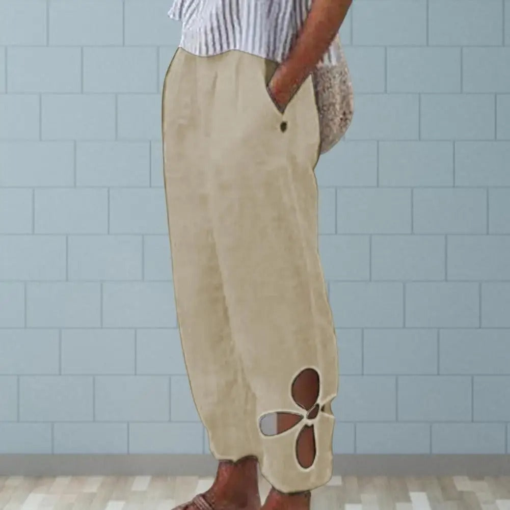 Damesbroek Lange Zomerkleding Comfortabele Stof