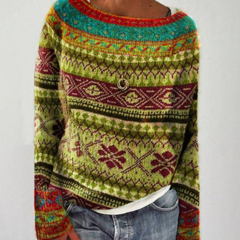 Vintage Wintertrui Warm en Stijlvol voor Dames - StudioMarella