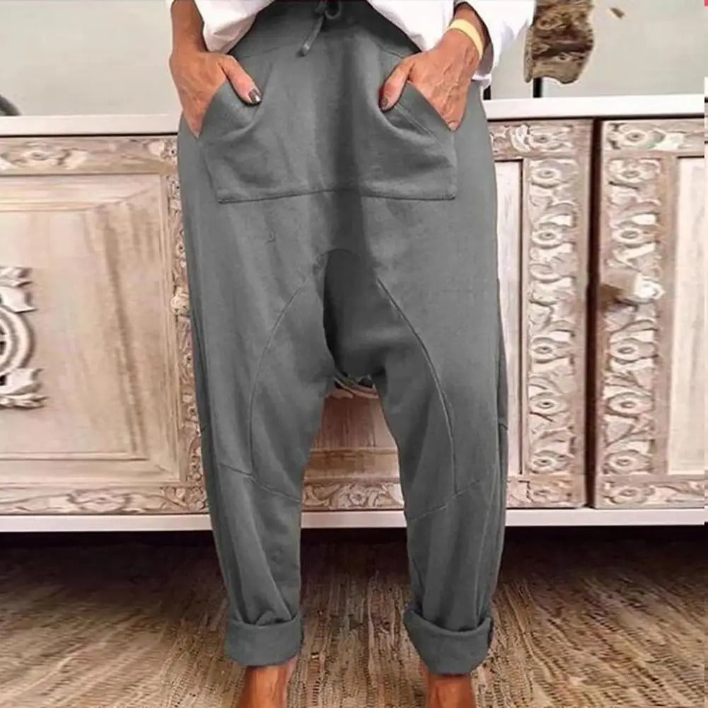 Comfortabele Joggingbroek met Trekkoord Zacht en Ruim - StudioMarella