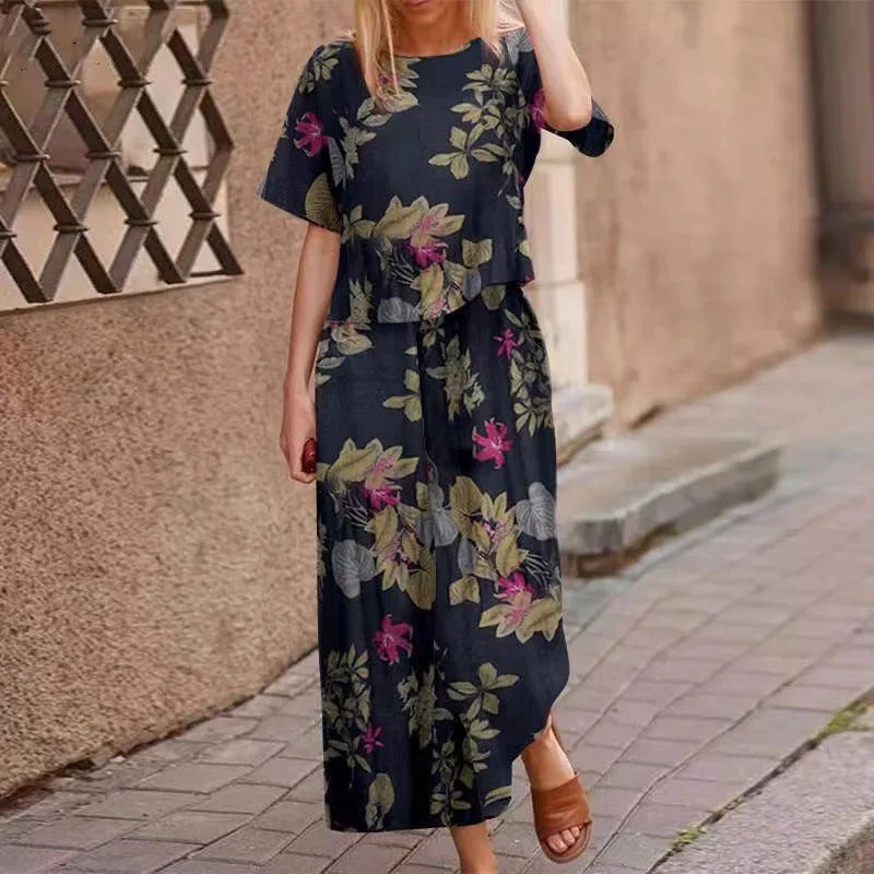 Vrouwelijke Zomer Jurk en Top Set