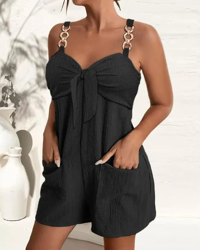 Baby Romper met Knopen Unisex Gebreid