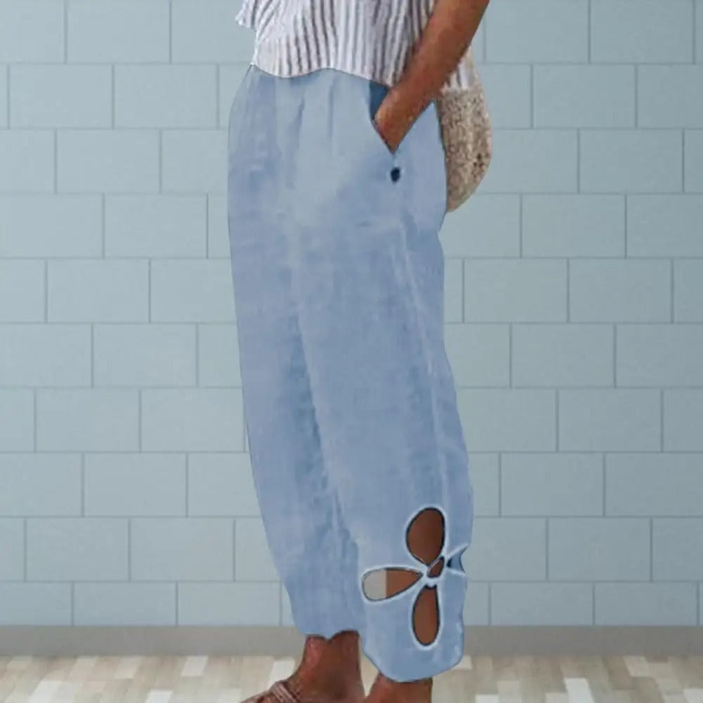 Damesbroek Lange Zomerkleding Comfortabele Stof
