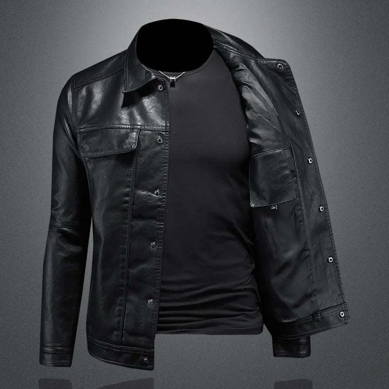 Leren Herenjack - Stoere Classic Style Voorjaar en Herfst