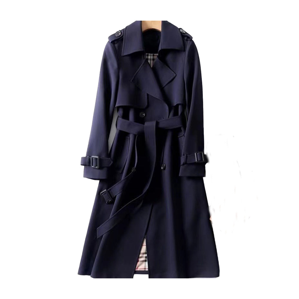 Dames Trenchcoat Waterdicht Klassieke Stijl