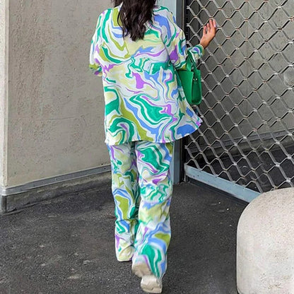 Dames Jurk en Broek Set Casual Mode