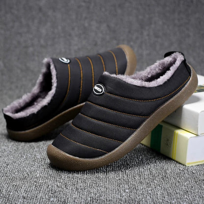 Mannen Pantoffels Warm Foderaad