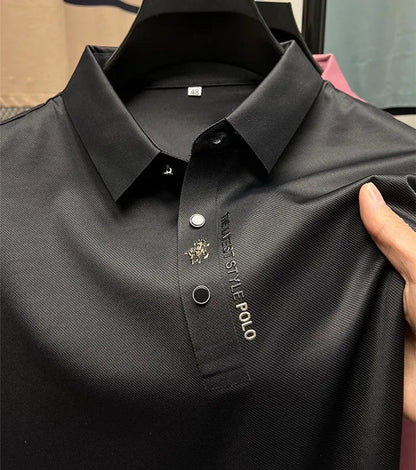 Heren Polo Shirt Kreukvrij Stretch Comfortabel