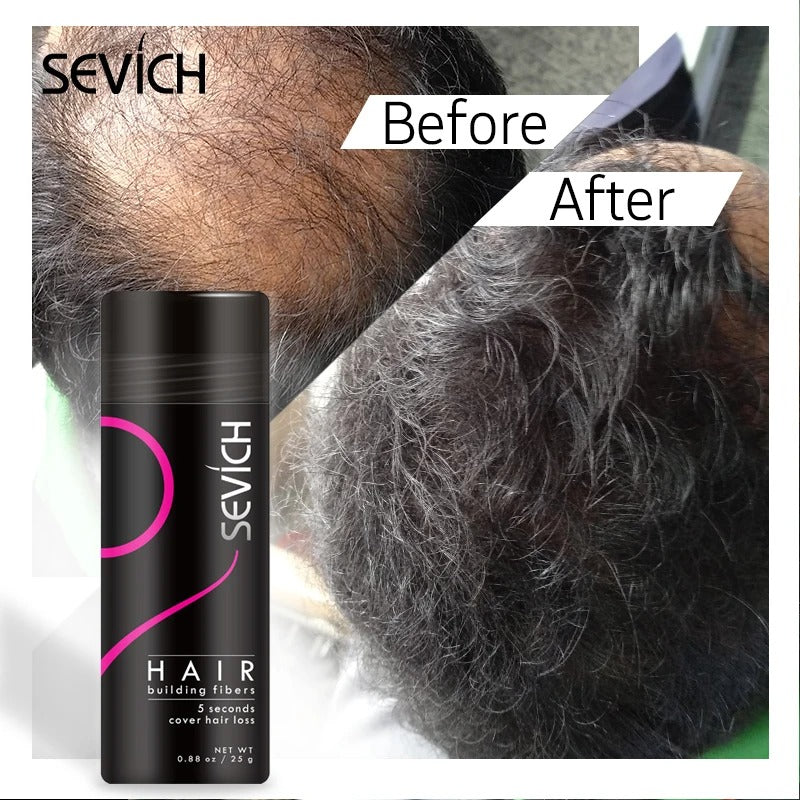 Haarvezel Poeder voor Voller Haar – Kamouflageert Dun Haar en Kale Plekken Direct – Natuurlijk Volume