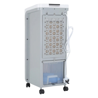 Draagbare Raambloze Aircooler met Afstandsbediening – 3-in-1 Luchtkoeler, Ventilator en Bevochtigingsfunctie voor Thuis en Kantoor