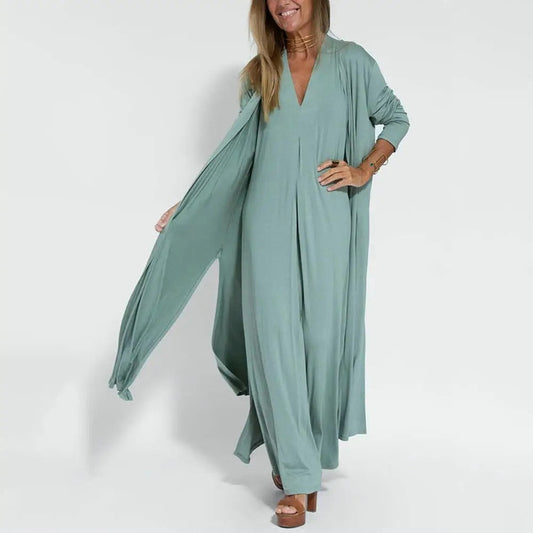 Dames Outfit Set Elegante Jurk en Blazer - StudioMarella