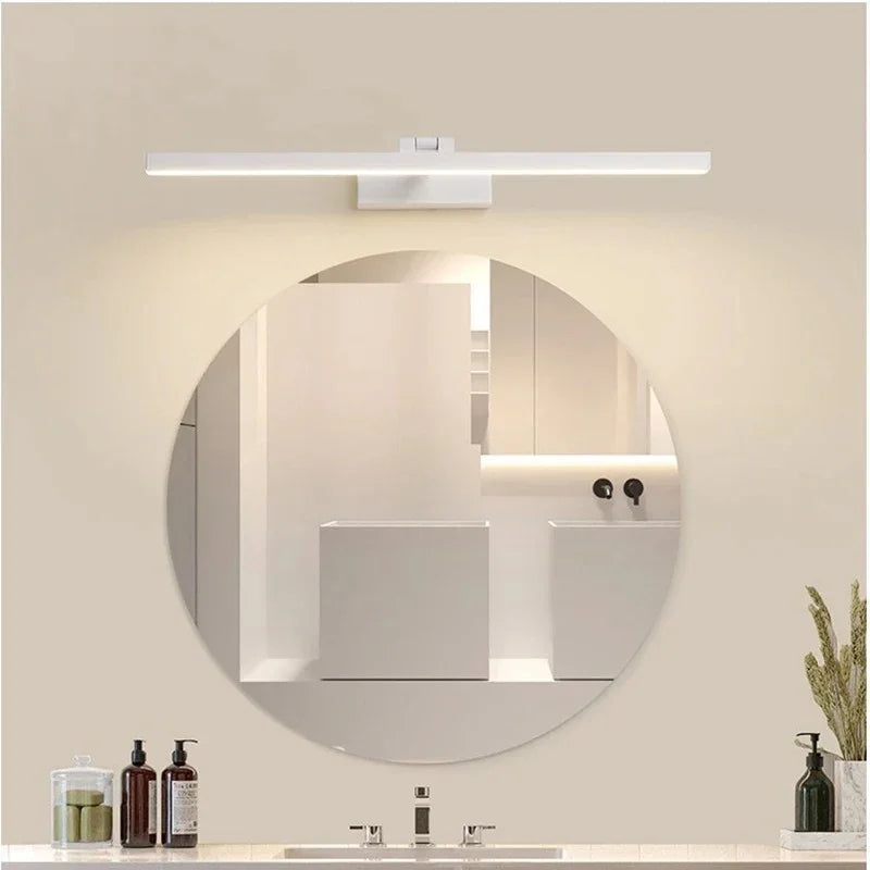 Spiegellamp LED Badkamer Waterdicht Zwart Zilver 40cm tot 110cm Spiegelverlichting