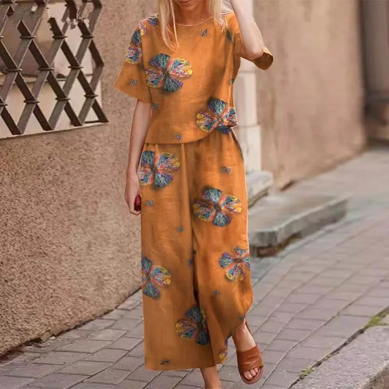 Zomer Jurk en Top Set Vrouwelijk Comfortabel