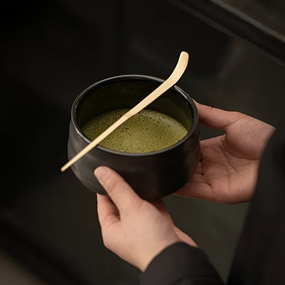 Matcha Set 4 Delig Keramiek Met Bamboe Klopper
