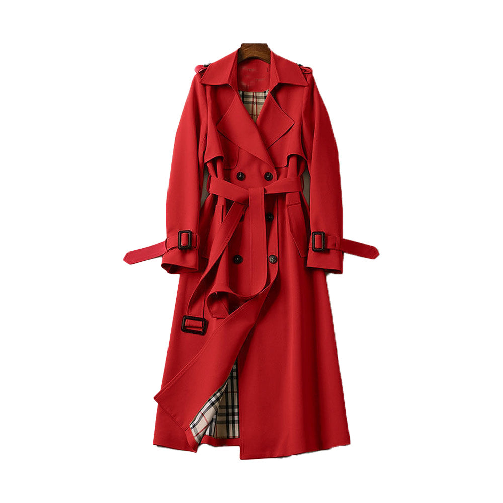 Dames Trenchcoat Waterdicht Klassieke Stijl
