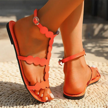 Hoge Hak Sandalen met Brede Banden voor Vrouwen