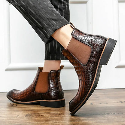 Enkellaars voor Heren met Stijlvol Design