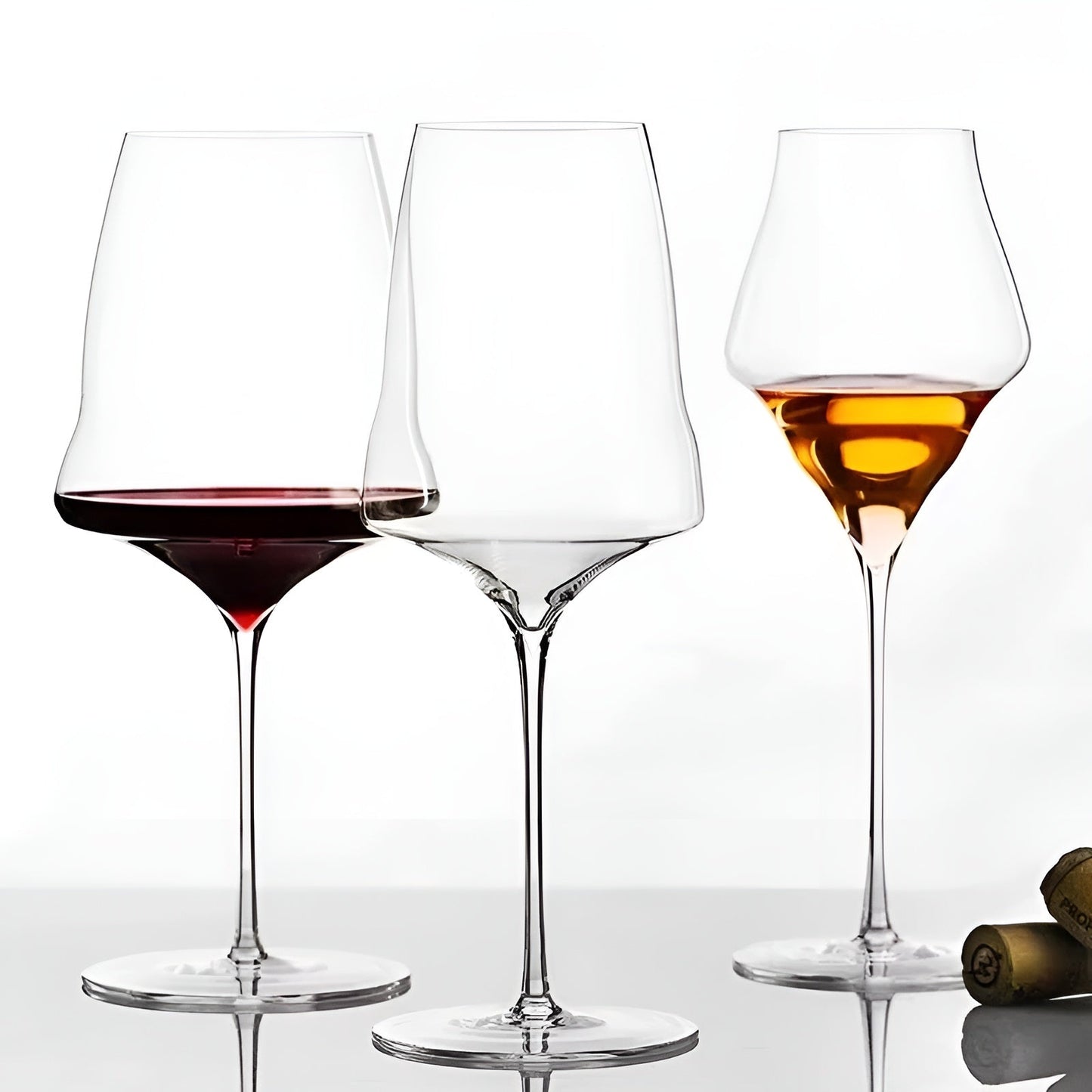 Wijnglas Kristal Dunwandig 390-760ml Champagne Glas Elegant